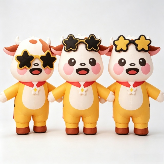 Inflatable Oxford Fabric Little Panda Walking Mascot Costume