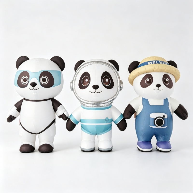 Inflatable Oxford Fabric Little Panda Walking Mascot Costume