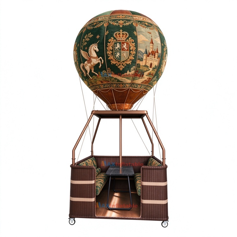 Inflatable Hot Air Balloon Restaurant Themed Seating Booth