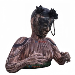 Giant Tribal Mask Inflatable Sculpture Bust  for Festival