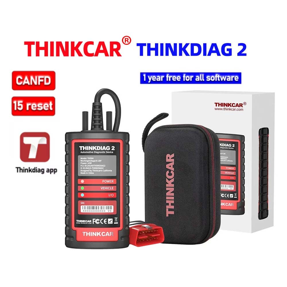 THINKDIAG2 IS THE UPGRADED VERSION OF THINKDIAG CAR CODE READER/AUTOMOTIVE SCANNER