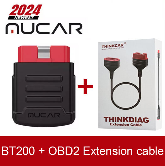 MUCAR BT200\BT200 PRO OBD2 Scanner Diagnostic Tool Bluetooth, Full System Automotive Scan Tool Free Oil/SAS 2 Reset Code Reader