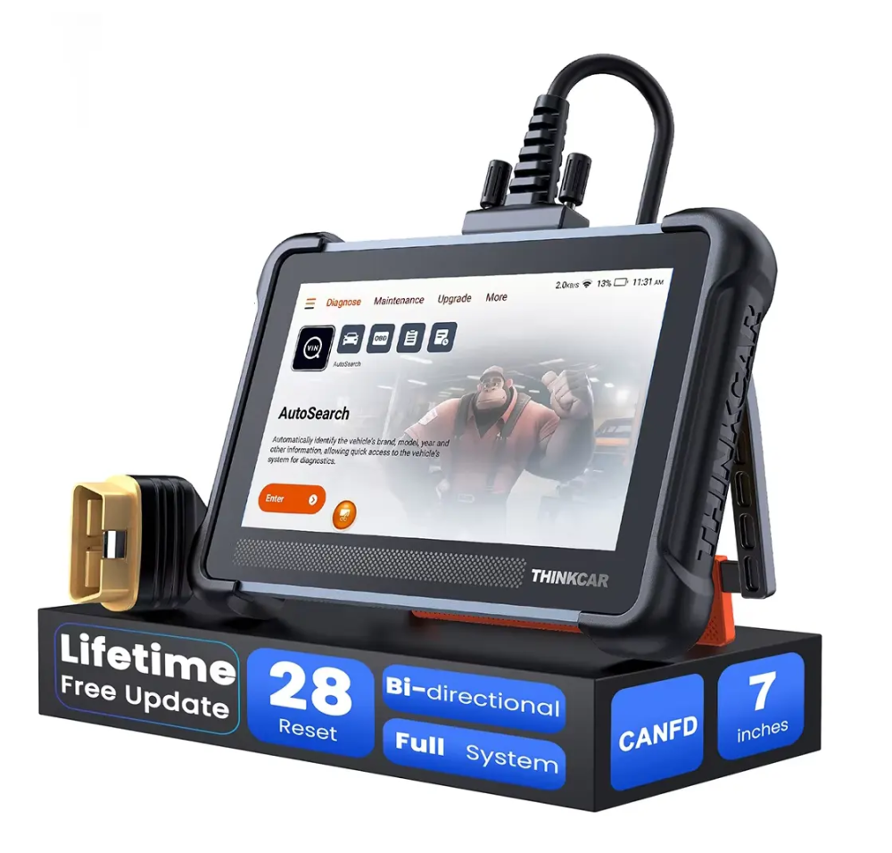 THINKCAR THINKSCAN 672 Professional Car Diagnostic Tool CANFD Bi-directional 28 Reset IMMO Full System Free Auto Obd2 Scanners