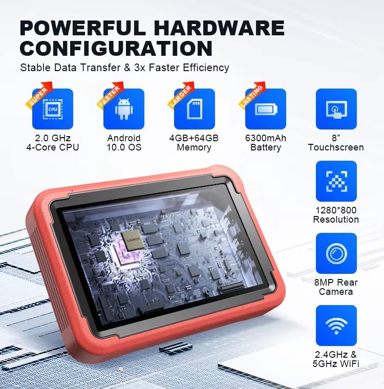 LAUNCH X431 PROS V5.0 Car Diagnostic Tools Automotive OBDII Scan Tool Auto Scanner OBD2 ECU Coding pk X431 V plus