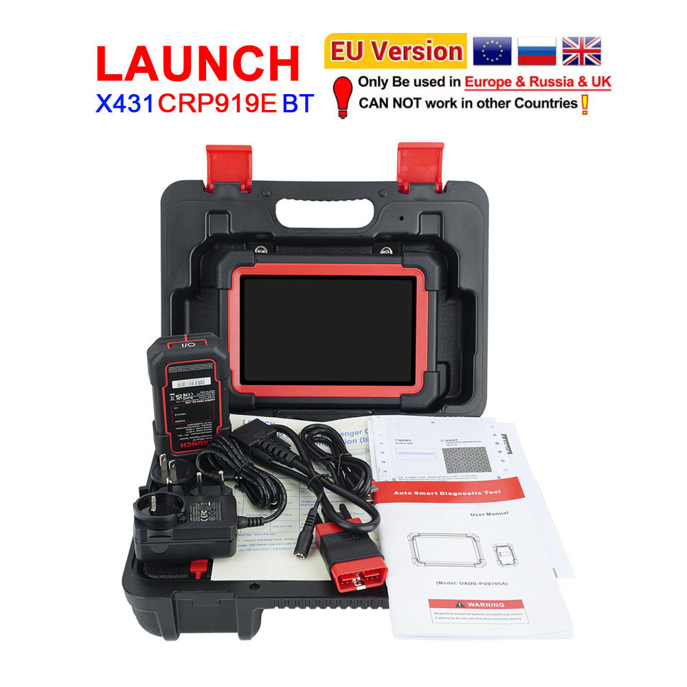 LAUNCH X431 CRP919E BT Car Diagnostic Tools CAN FD/DOIP Auto OBD OBD2 Scanner All System Bidirectional 31+ Reset ECU Coding