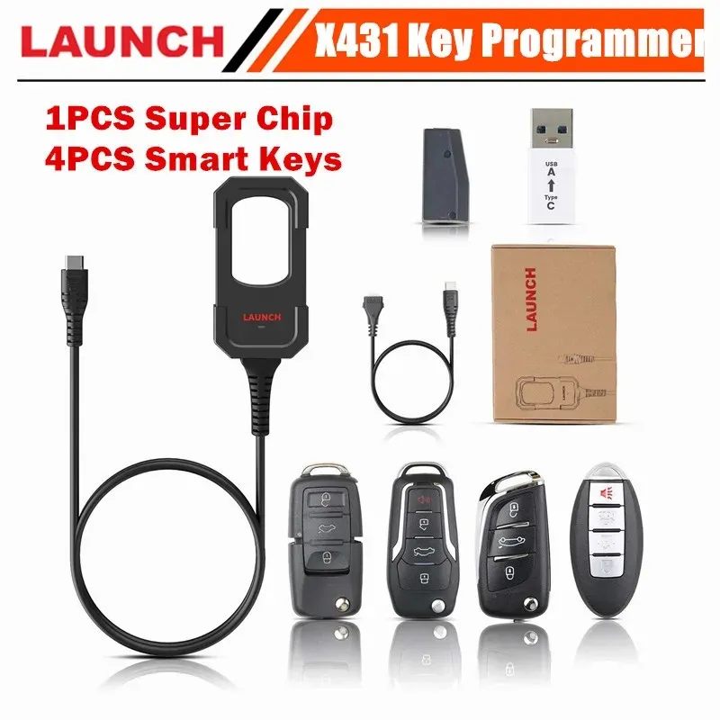 Launch X431 Key Programmer Remote Maker Only Used with the LAUNCH X431 IMMO ELITE / IMMO PLUS Key Programmer
