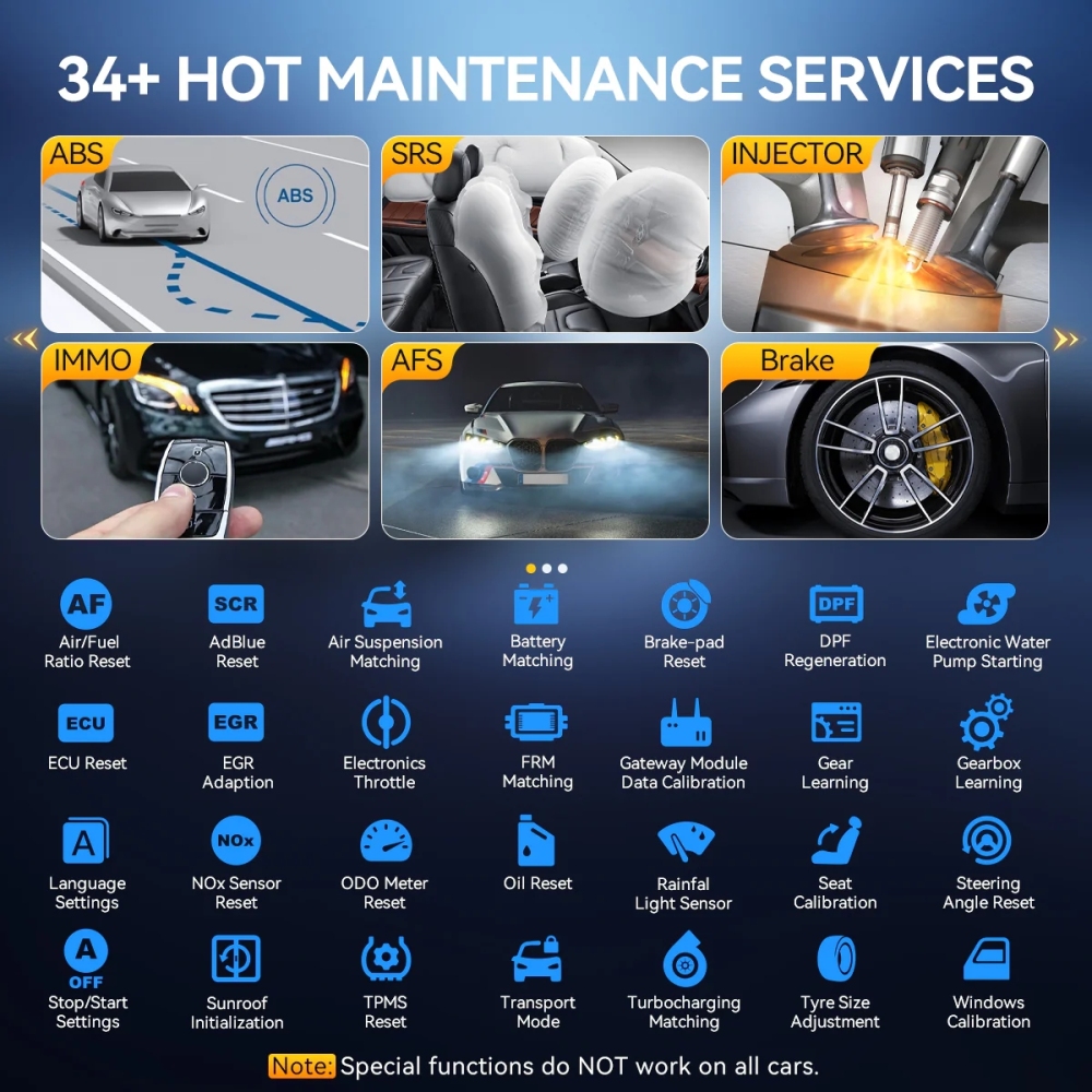 MUCAR 892BT obd2 Diagnostic Tools Lifetime Free Update Auto OBD2 Scanner All System CAN FD/DOIP Bidirecional 34 Reset ECU Coding