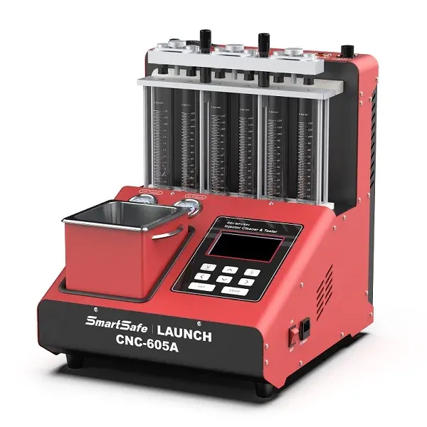 Launch Smartsafe iSmartINC 605 CNC605A CNC-605A Ultra Sound Injector Cleaner And Tester For GDI EFI SFI Injector Nozzles