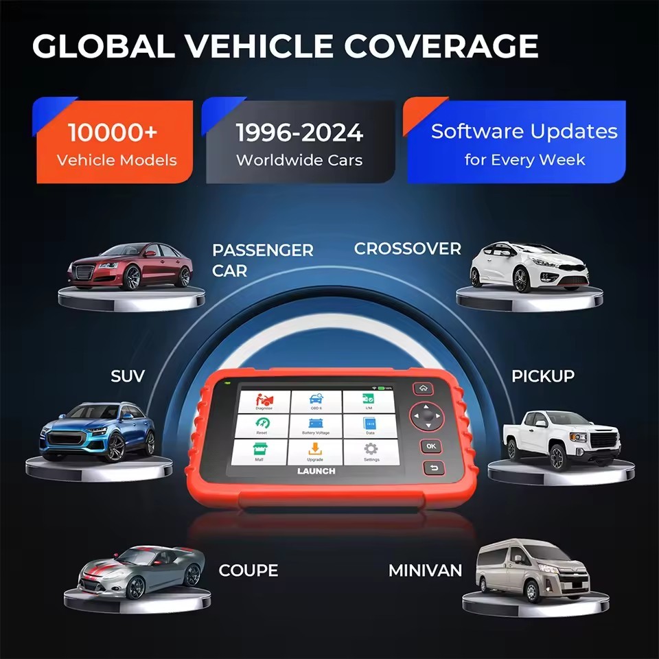 Launch CRP129X PLUS Scanner Professional Automotive Scanner OBDII Scanner All System Diagnosis Obd2 Functions