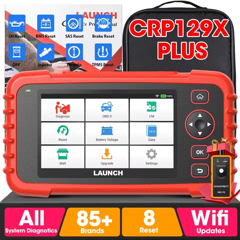 Launch CRP129X PLUS Scanner Professional Automotive Scanner OBDII Scanner All System Diagnosis Obd2 Functions
