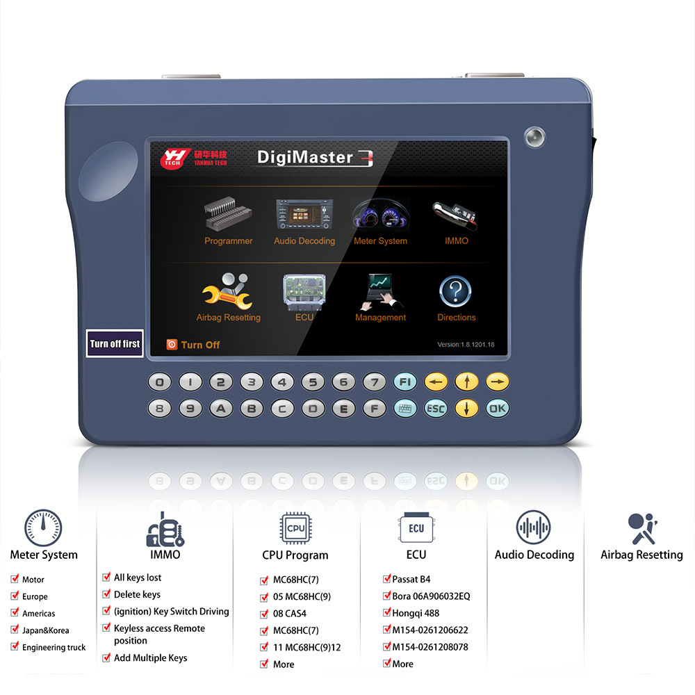Original Yanhua Digimaster 3 Odometer Correction Master Mileage Adjustment kits No Token Limitation