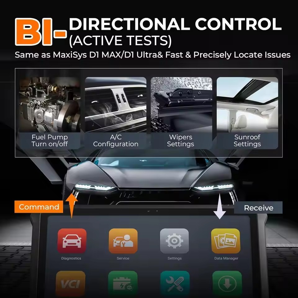 OTOFIX D1 PROS Diagnostic Scanner ECU Coding Bi-Directional Control Diagnostic Tools CANFD DoIP 2 Years Update Guided Functions