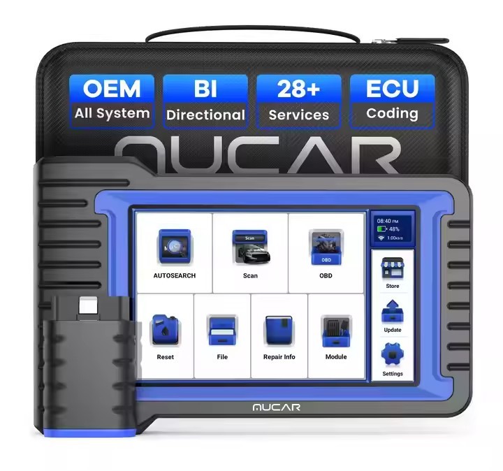 MUCAR VO7S CANFD Professional Scan Tool Bi-Directional Control ECU Coding Auto Car Diagnostic Tool Full System OBD2 Scanner