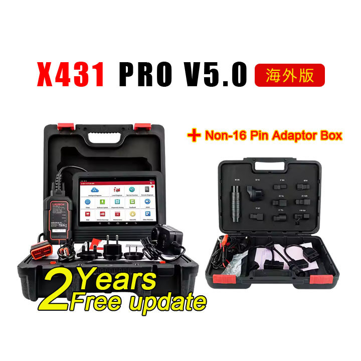 LAUNCH X431 PRO V5.0 OBD2 Scanner,Bidirectional Scan Tool support CANFD&DOIP, ECU Coding, FCA AutoAuth Car diagnostic tools