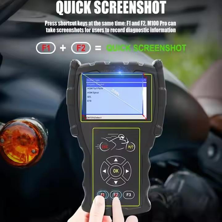 JDiag M100 Pro Motorcycle Diagnostic Scanner OBD2 Fault Diagnostic Tool Motorbike Code Reader For BMW Kawasaki Yamaha Suzuki KTM