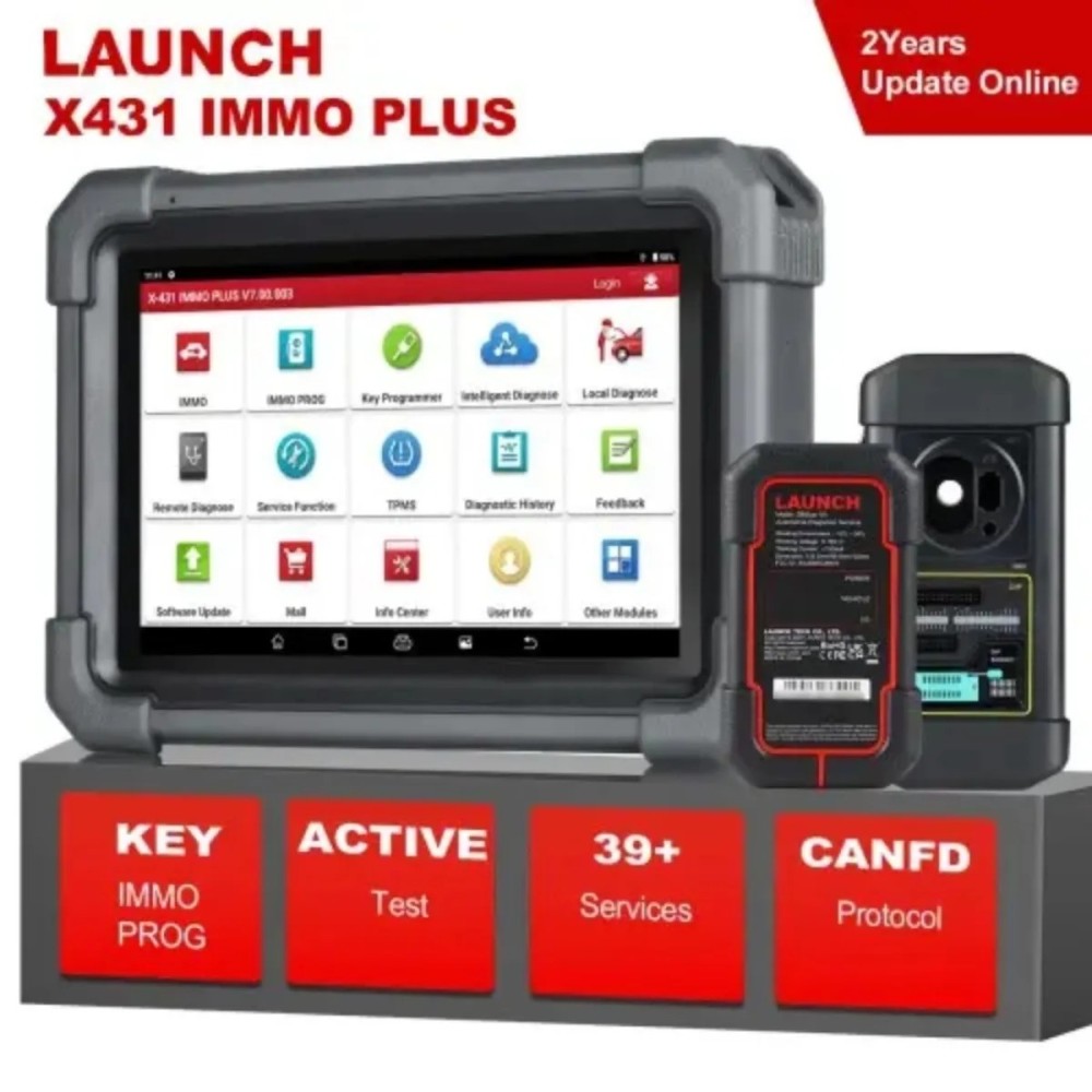 LAUNCH X431 IMMO PLUS Car Key Programmer Programming Tool & OBD2 Diagnostic Scanner