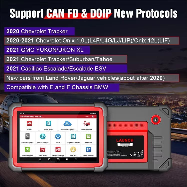 LAUNCH X431 IMMO PLUS Car Key Programmer Programming Tool & OBD2 Diagnostic Scanner