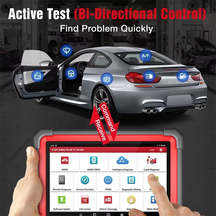 LAUNCH X431 IMMO PLUS Car Key Programmer Programming Tool & OBD2 Diagnostic Scanner