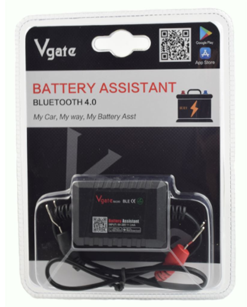 Vgate BA100 Car Battery Tester 12V Monitor Bluetooth 4.0 Battery Assistant Auto Analyzer Tester for Android/IOS