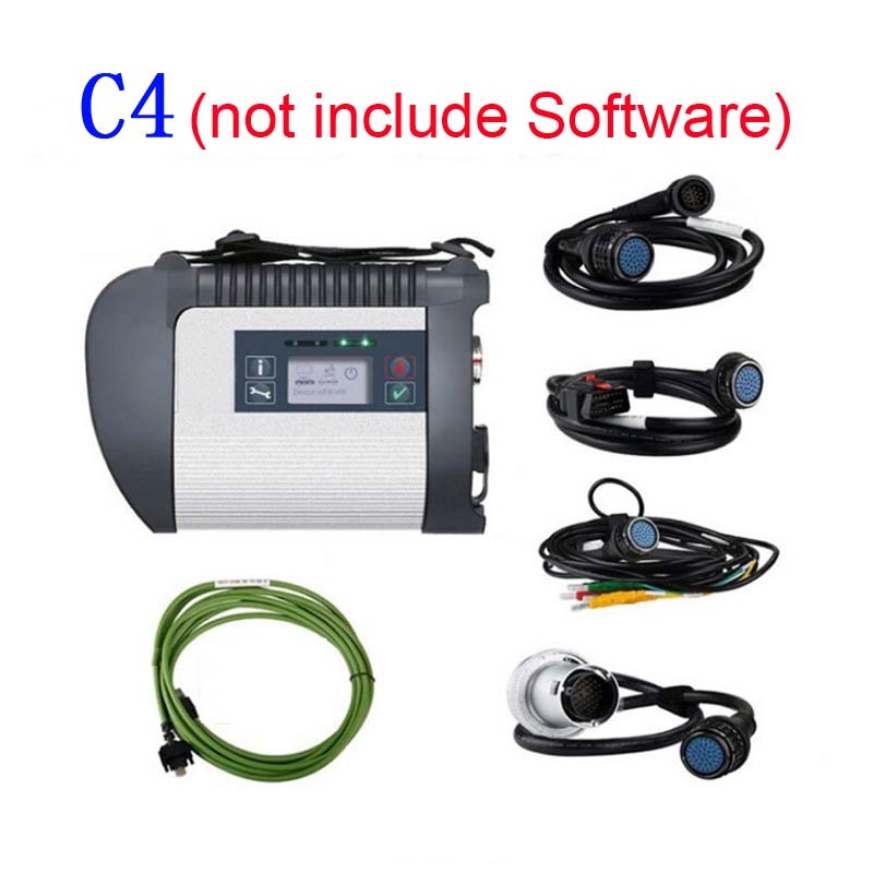 MB STAR C4 WiFi DOIP MB SD Connect Compact C4 Diagnosis Scanner Tool For Mercedes Benz Cars/Trucks 2 in 1 SSD v2025.3