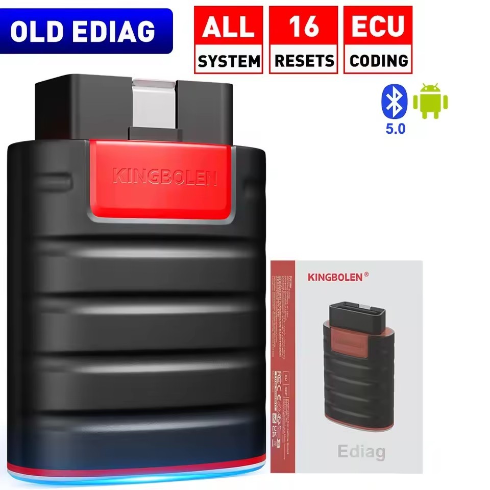KINGBOLEN Ediag ECU Coding Active Test Car Diagnostic Tools 1 Year Free Car OBD2 Scanner Tools Code Reader PK THINKDIAG