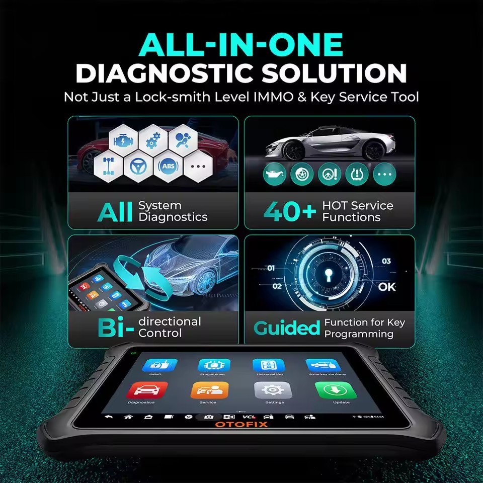 OTOFIX IM2 Advanced IMMO Key Programmer and Diagnostic Tool with XP1 PRO & V1 Flash Key FOB Programming Device