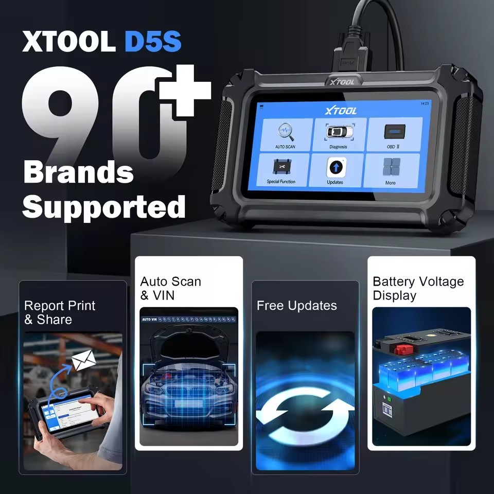XTOOL InPlus IP616 Automotive Scanner All System Diagnostic Tools with FCA AutoAuth 34 Reset Lifetime Free Update OBD2 Scanner