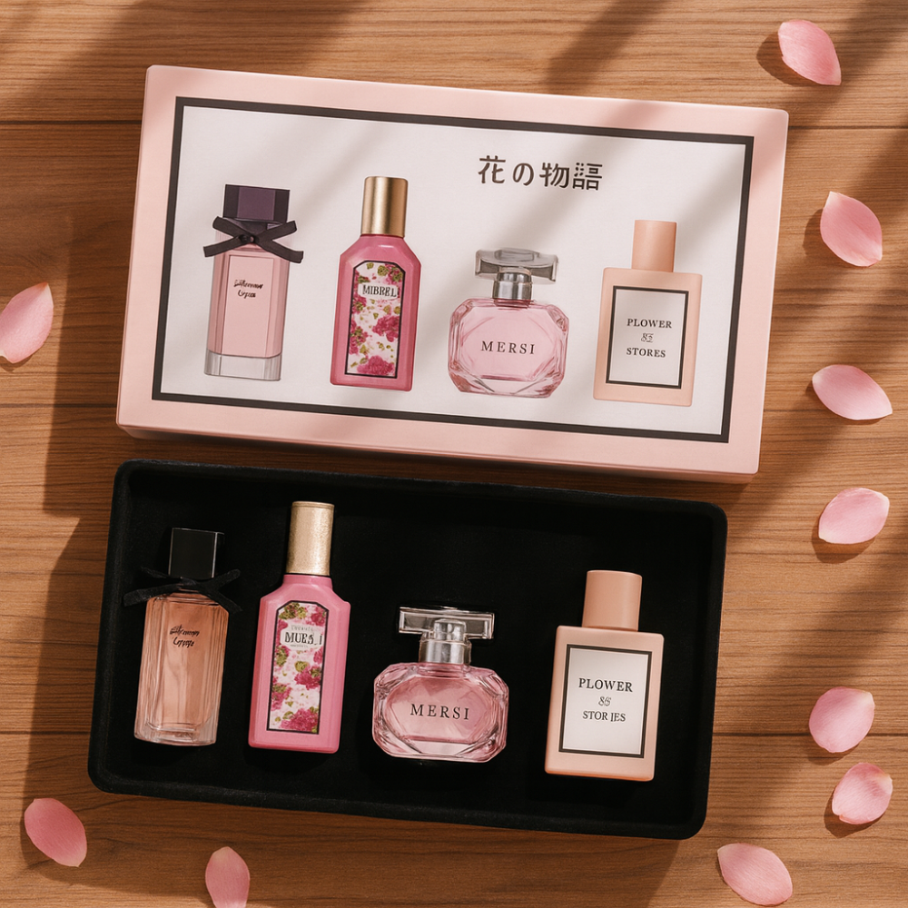 Luxury Women’s Perfume Set: Musk and Jasmine Blend – Sophisticated Floral-Musk Fragrance, Perfect Gift for Her