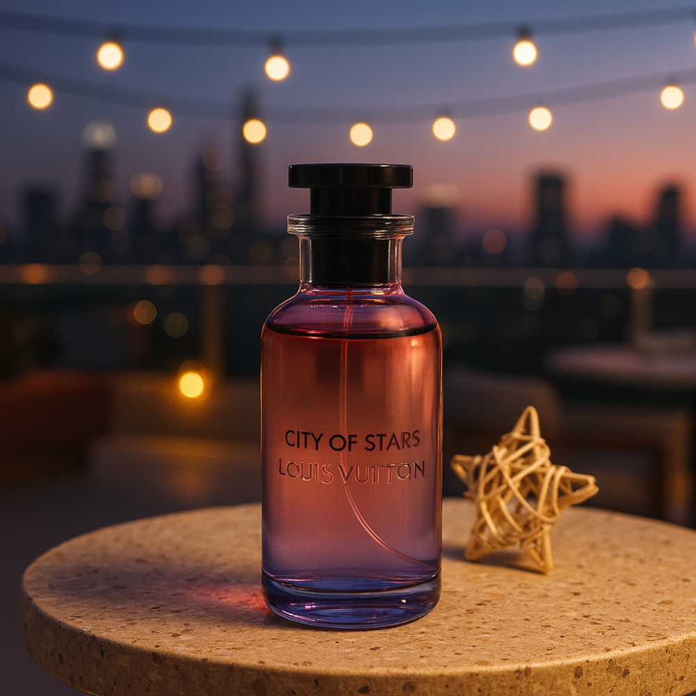 Louis Vuitton City of Stars Perfume 100mL – Bright Citrus & Exotic Floral Harmony | Warm Musk Base | Elegant, Unisex & Modern Eau De Parfum