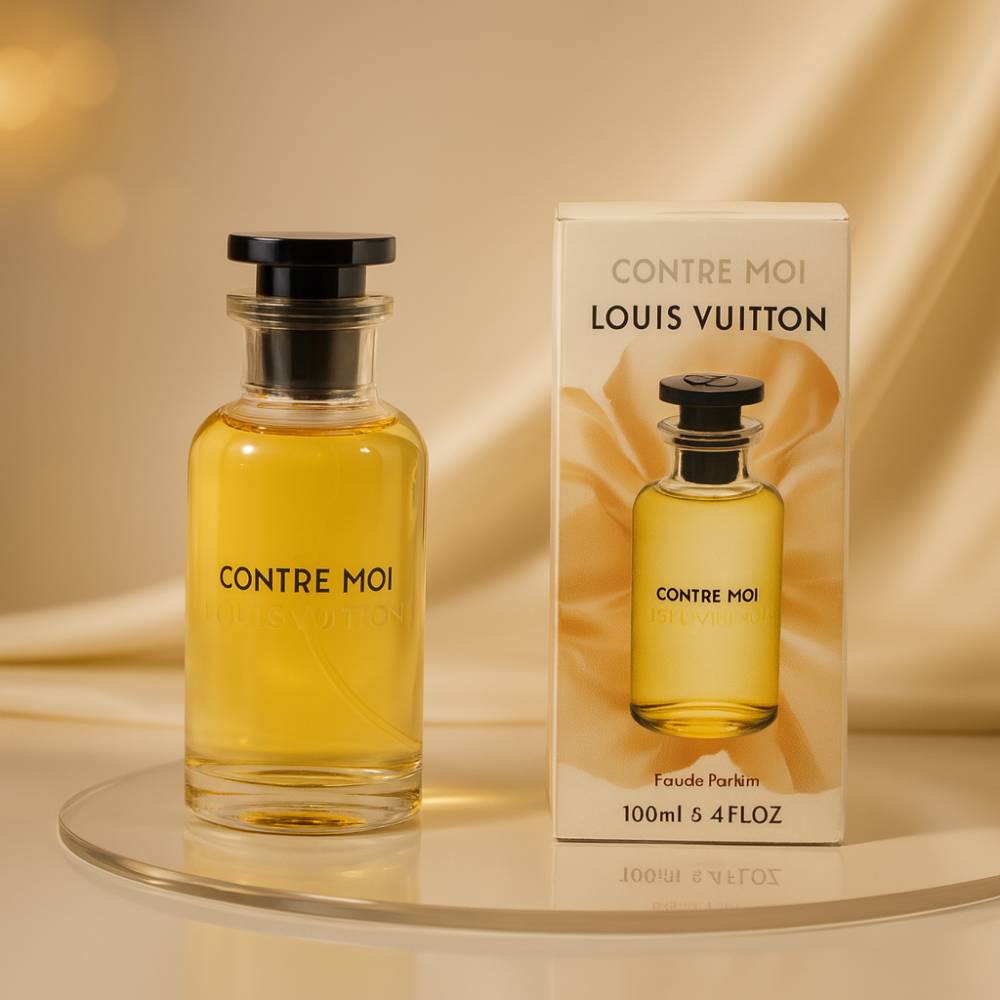 Louis Vuitton Contre Moi Eau De Parfum 100mL – Warm Vanilla & Cocoa Flower Blend | Sensual, Elegant & Long-Lasting Unisex Perfume