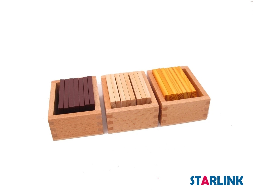 Baby Wood Sensory Teaching Toys Montessori Kids Baric Weight Tablets With Box Early Childhood Education Preschool Training Toy