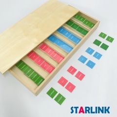 Montessori Wooden Toy Stamp DevelopmentDecimal stamp Game