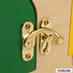 Wooden Montessori Educational Practical Material Little Lock Latch Box Toys Kids
