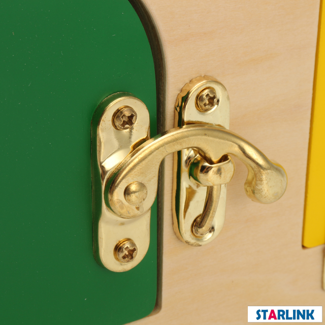 Wooden Montessori Educational Practical Material Little Lock Latch Box Toys Kids