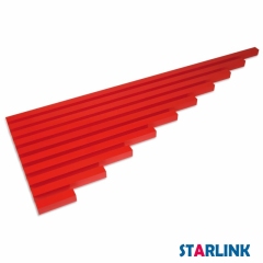 Montessori Material Wooden Red Rods Long Sticks Math Rod Toys Kids Educational Early Teaching