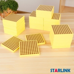 Montessori Materials 45 Wooden Hundred Squares For Educational Toys Magnetic