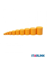 Montessori Knobless Cylinders Materials Sensorial Educational Tools Preschool Equipment Early Learning Toy