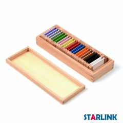 Montessori Materials Educational Toys Montessori Sensorial Material Learning Color Tablet Box Puzzle