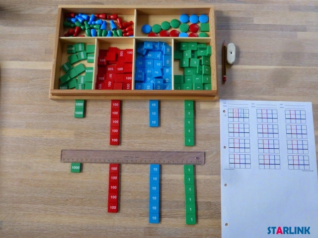 Wooden Montessori Materials Educational Wooden Toys Montessori Stamp Game