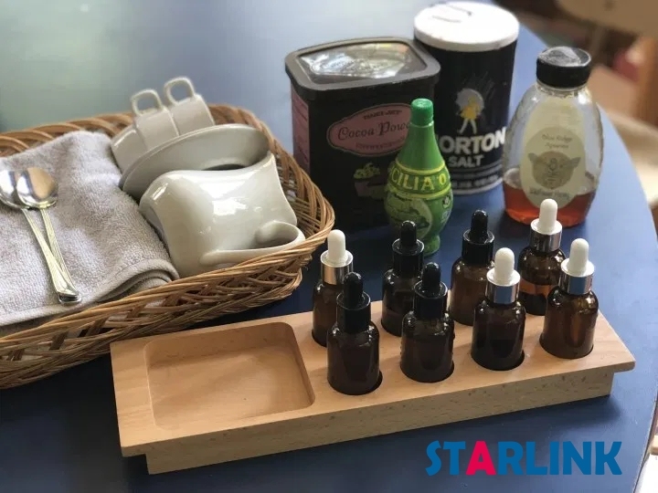 Montessori Tasting Exercise High Quality Service Toy Wooden Montessori Materials For Kids