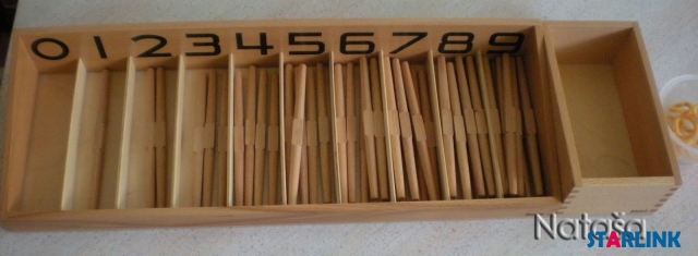 Montessori Materials Wooden Kindergarten Toys Spindle Box Print Wooden Montessori Material For Preschool