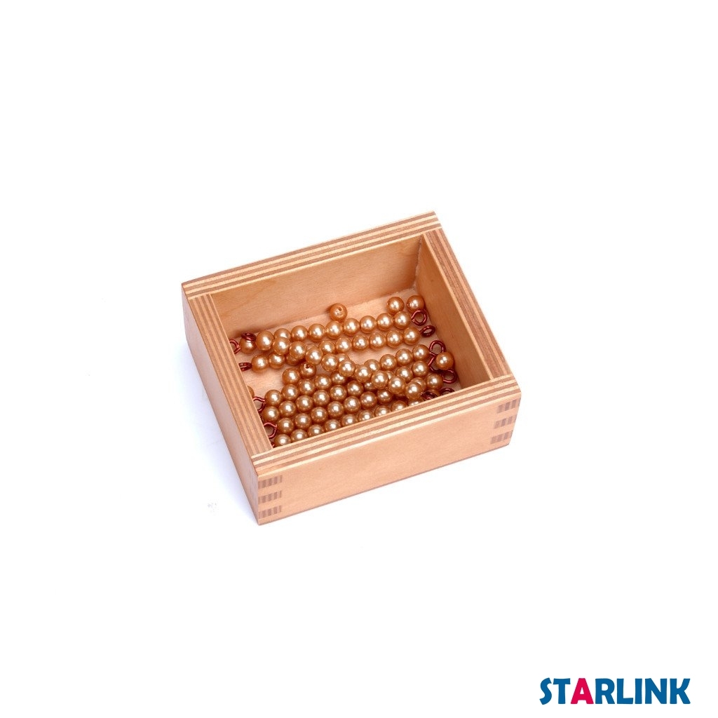 Bead Bars Ten Board Child Toy Wood Montessori Educational Materials Long Beads With Box