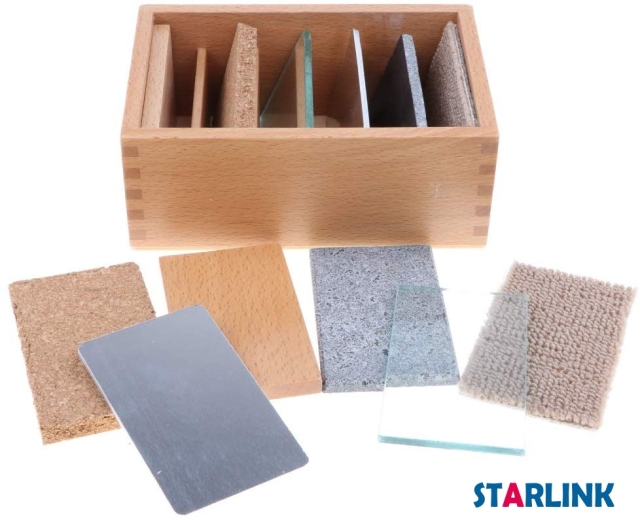 Preschool Montessori Material Sensorial Thermic Tablets Educational Wooden Toys For Kids