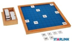 Hundred Board Educational Wooden Montessori Mathematics Toys