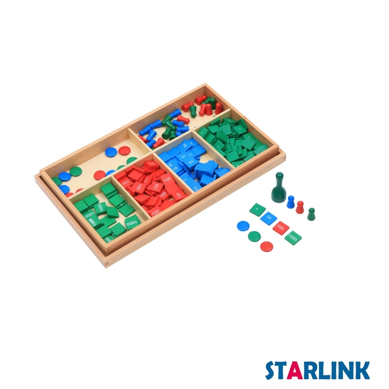 Wooden Montessori Materials Educational Wooden Toys Montessori Stamp Game