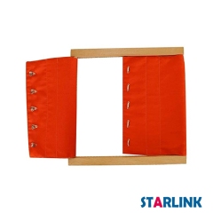 Montessori Materials Wood Toy Clothing Box Dressing Frame for Kids Education