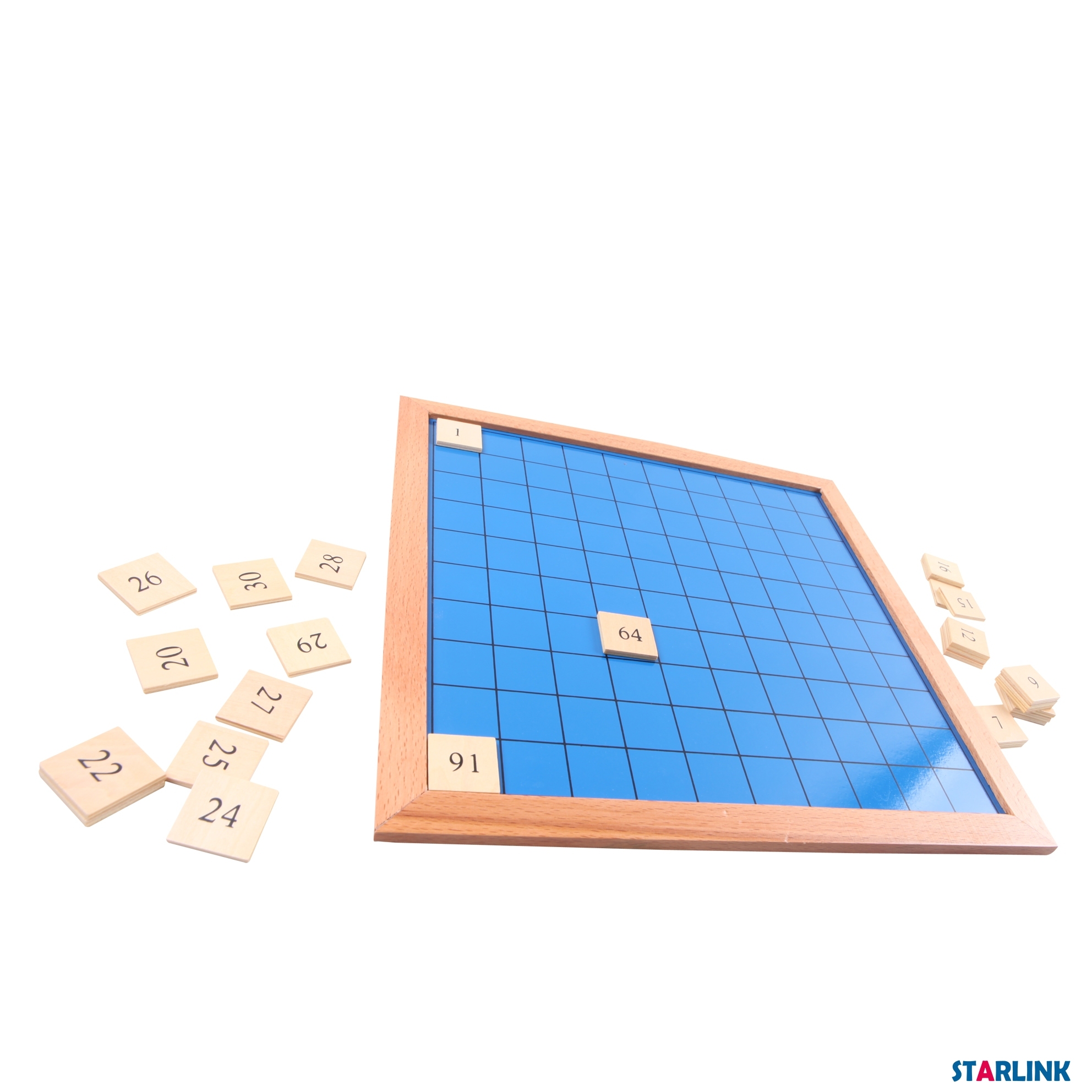 Hundred Board Educational Wooden Montessori Mathematics Toys
