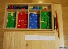 Wooden Montessori Materials Educational Wooden Toys Montessori Stamp Game