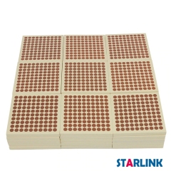Montessori Materials 45 Wooden Hundred Squares For Educational Toys Magnetic