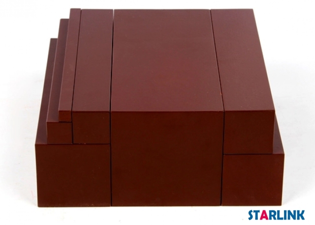 Montessori Materials Brown Stair Sensorial Educational Tools Preschool Early Equipment Learning Toys